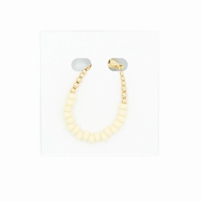 14K Gold Filled Bracelet - Matte Ivory