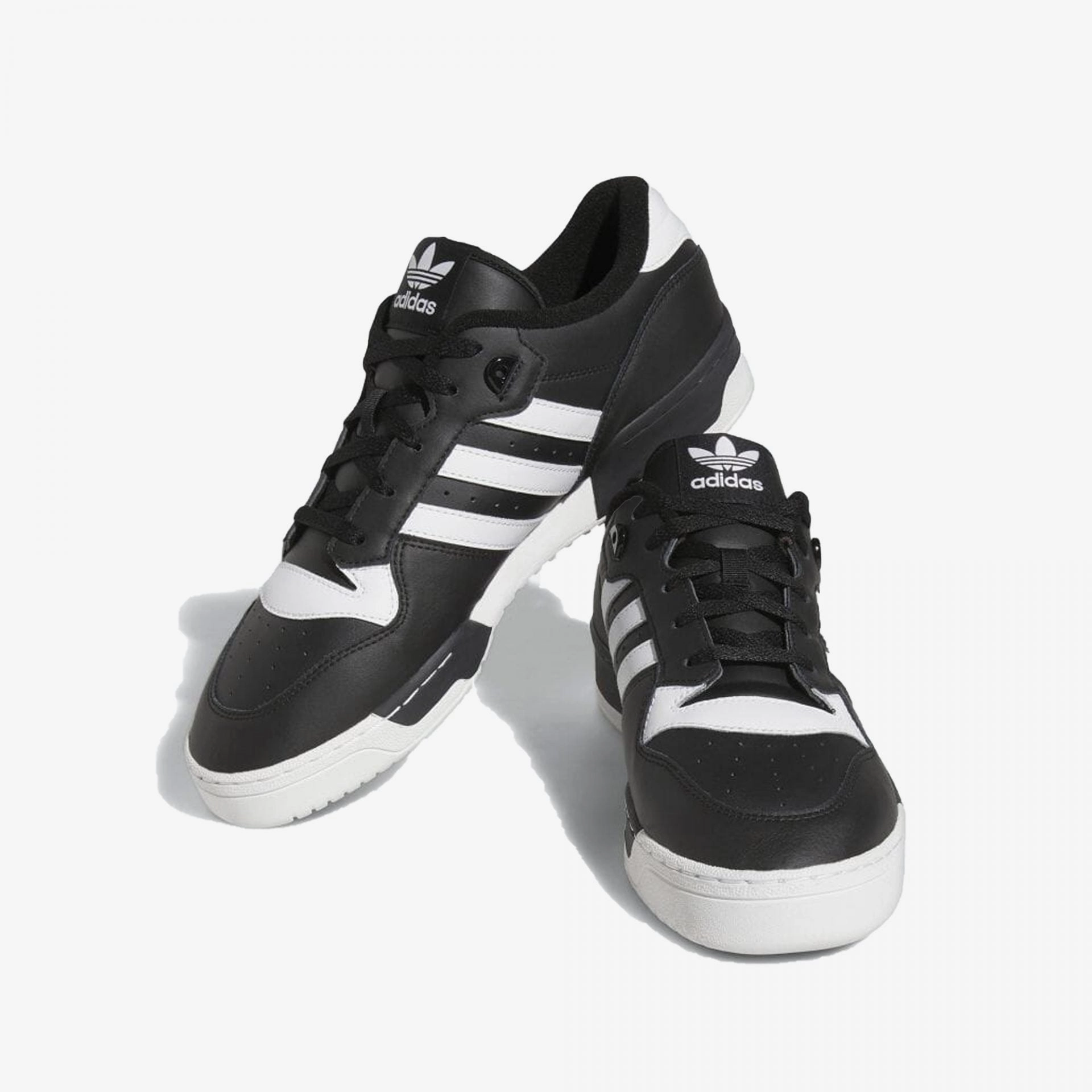 Adidas Originals | RIVALRY LOW  { BLACK/WHITE