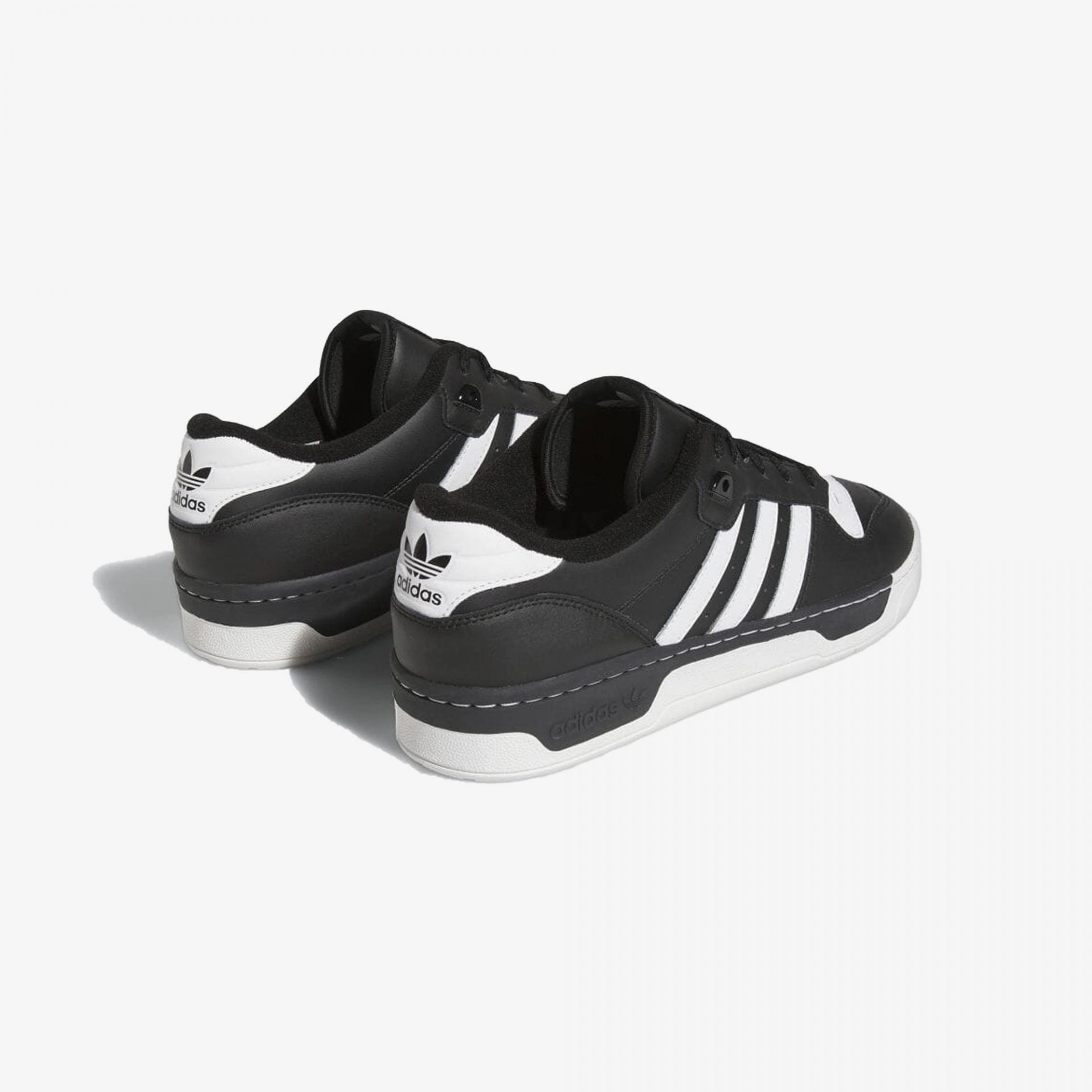 Adidas Originals | RIVALRY LOW  { BLACK/WHITE