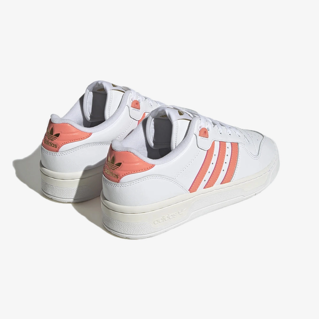 Adidas Originals | RIVALRY LOW  { WHITE/GOLD METALLIC