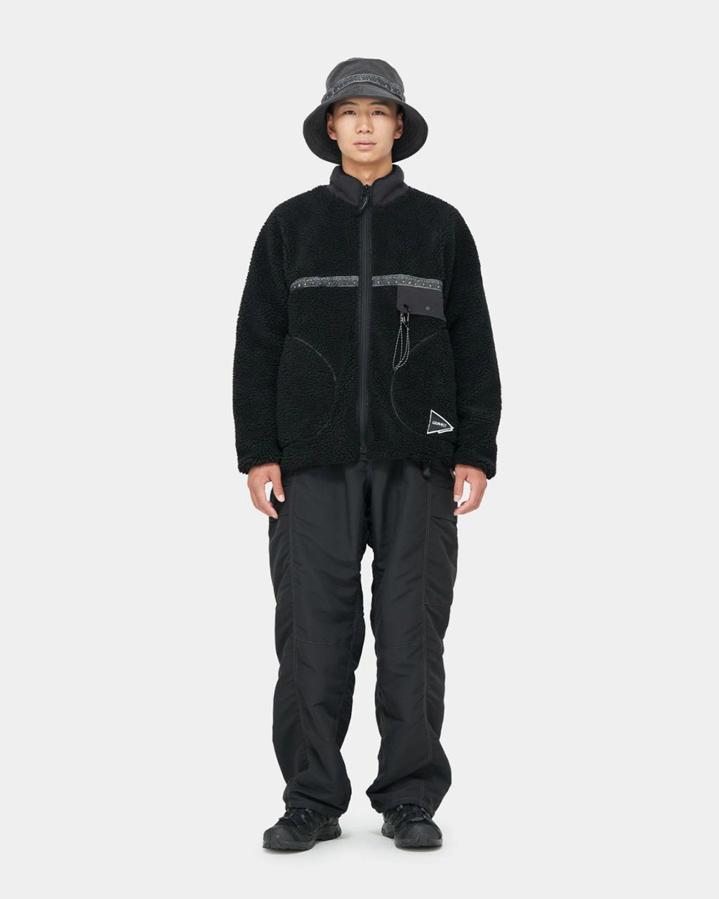 and wander x Gramicci Ripstop Voyager Pant Black