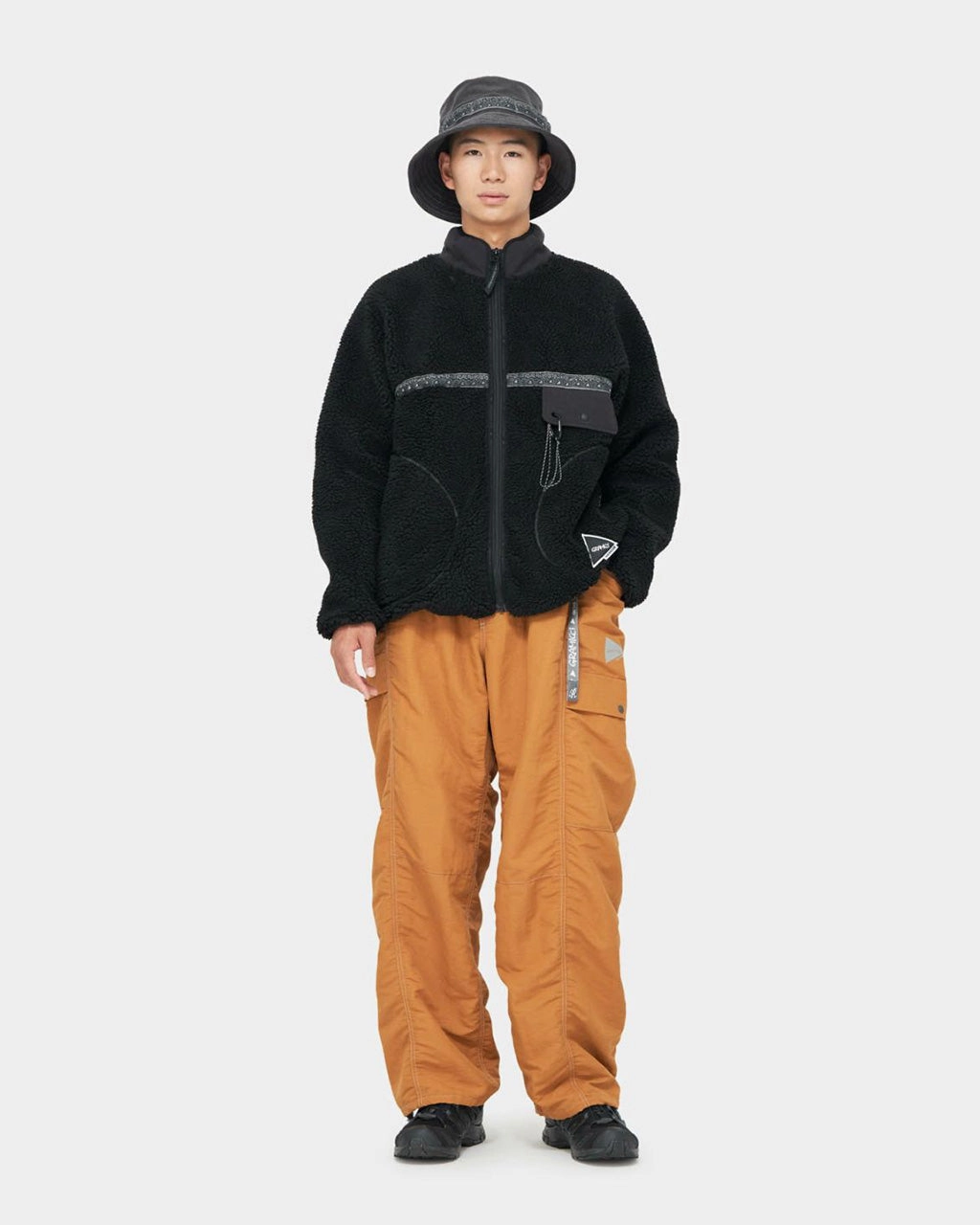 and wander x Gramicci Ripstop Voyager Pant Orange