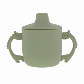Animal Friends Two-Handle Silicone Sippy Cup