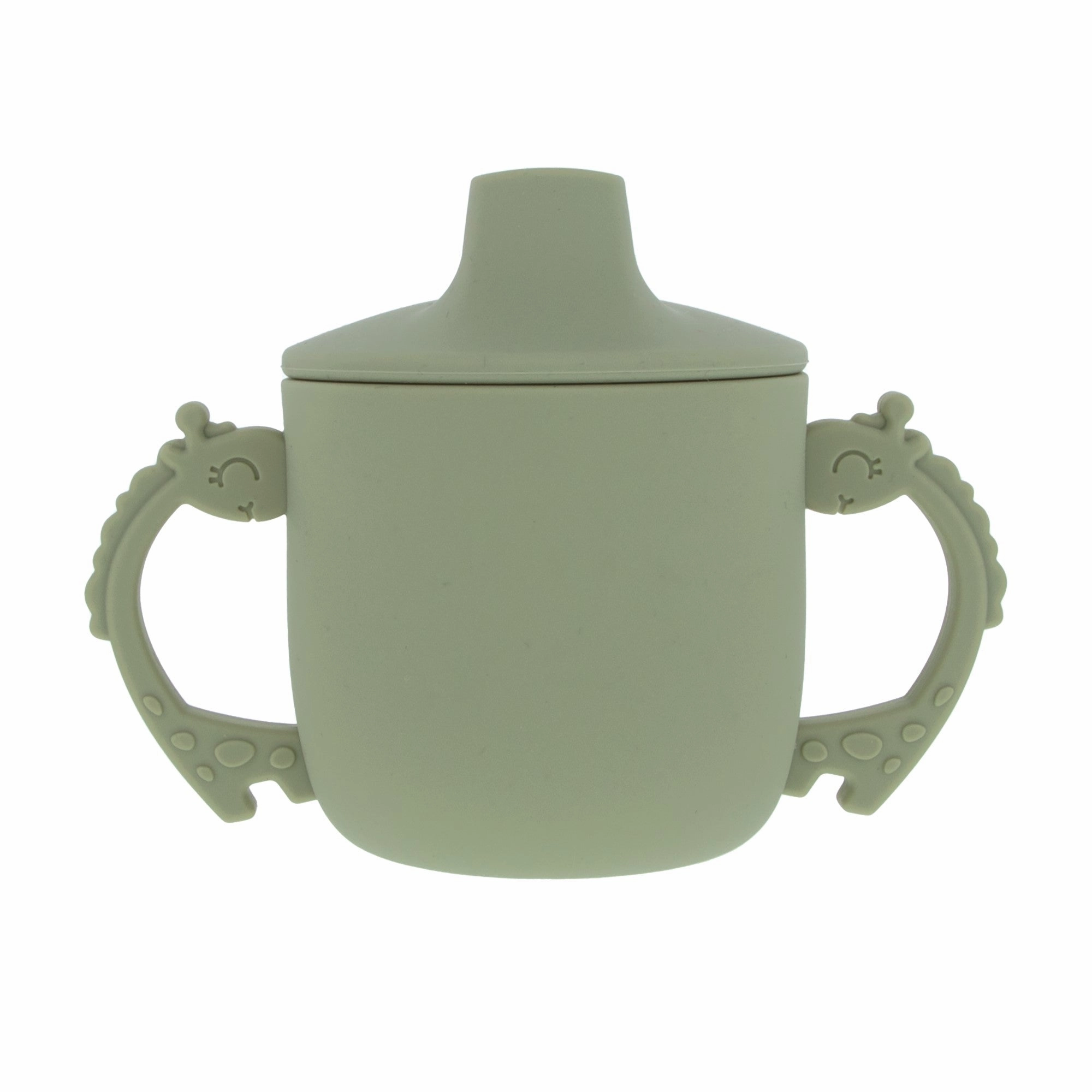 Animal Friends Two-Handle Silicone Sippy Cup