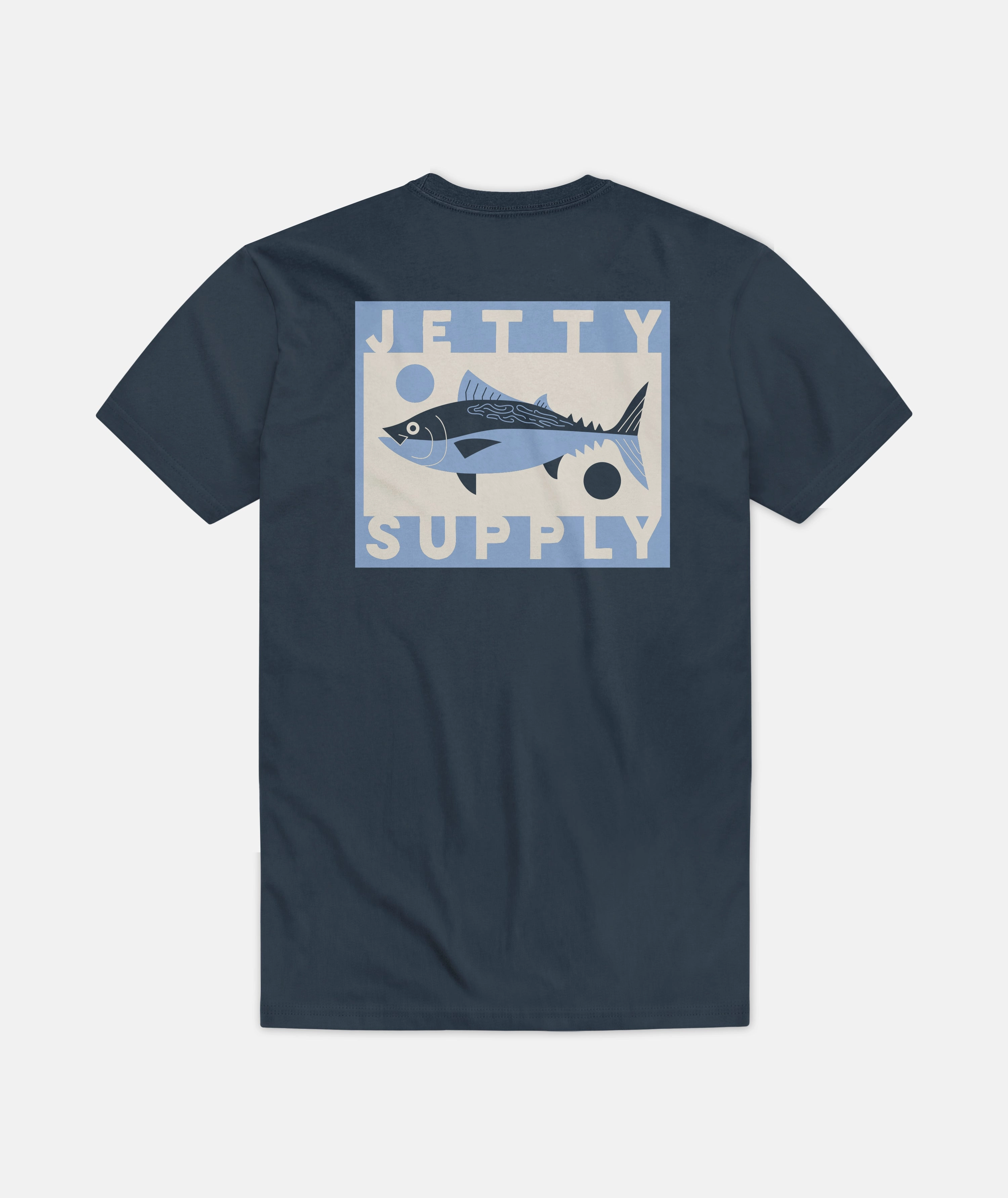 Beach Tuna Tee - Blue