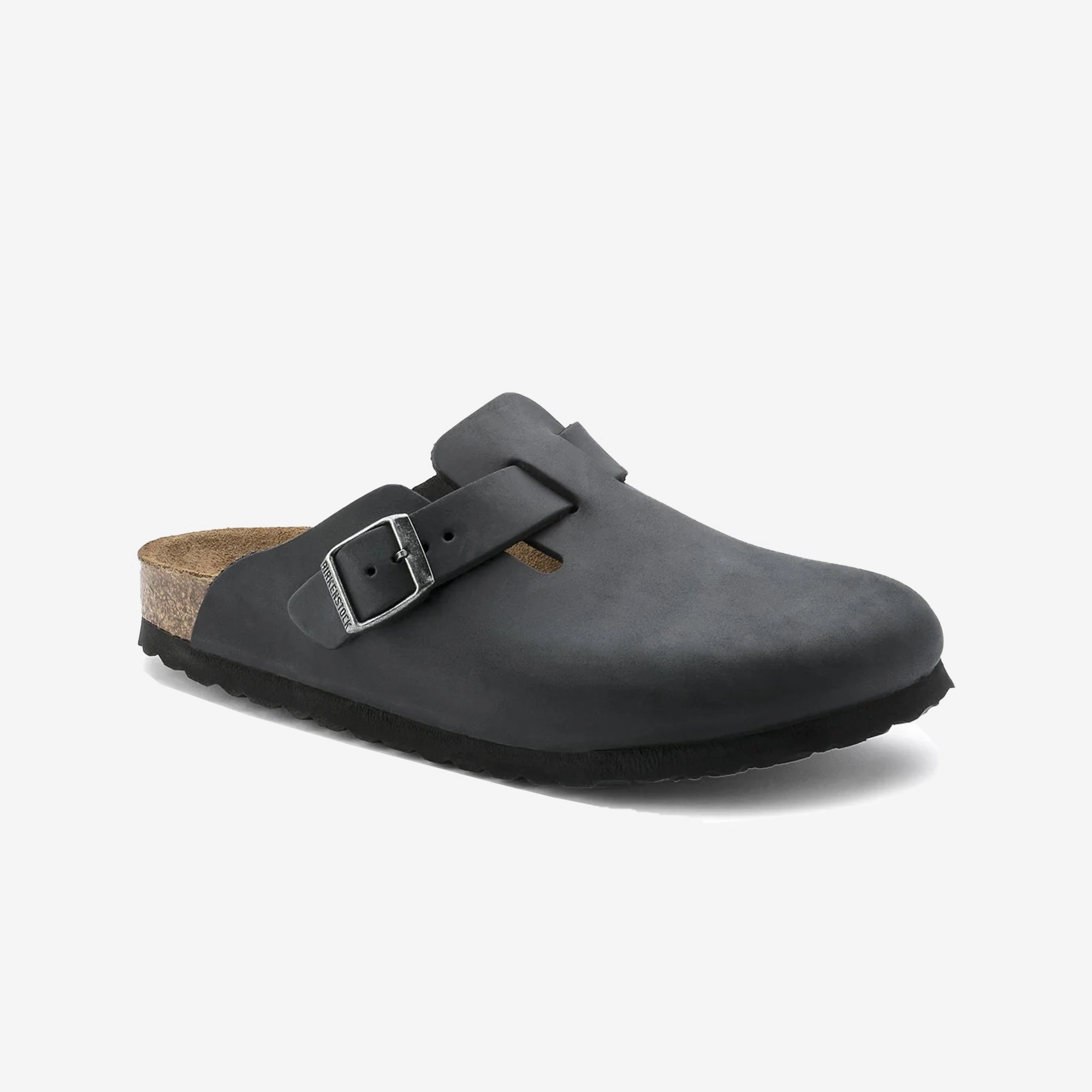 Birkenstock | BOSTON OILED LEATHER  { BLACK