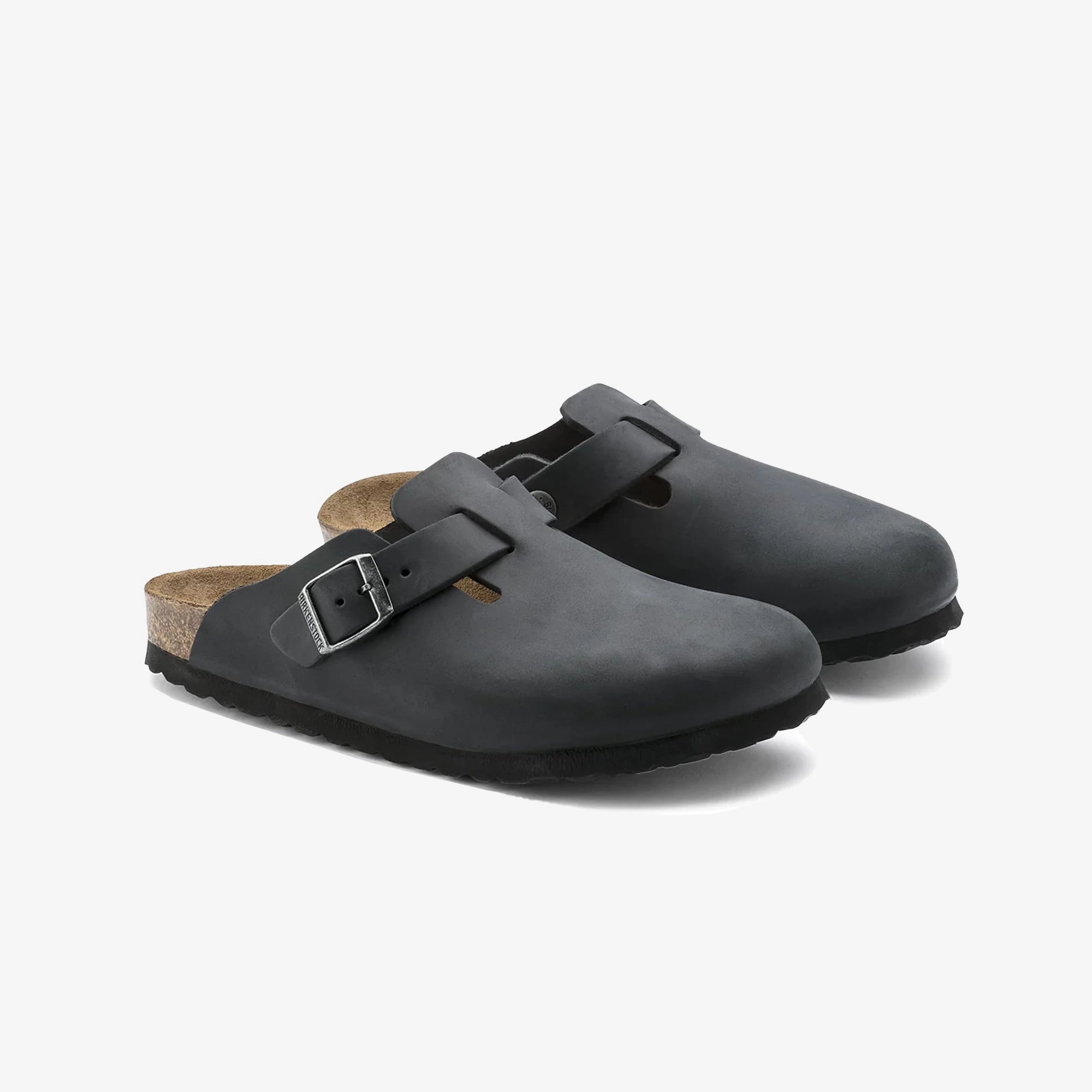 Birkenstock | BOSTON OILED LEATHER  { BLACK