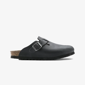 Birkenstock | BOSTON OILED LEATHER  { BLACK