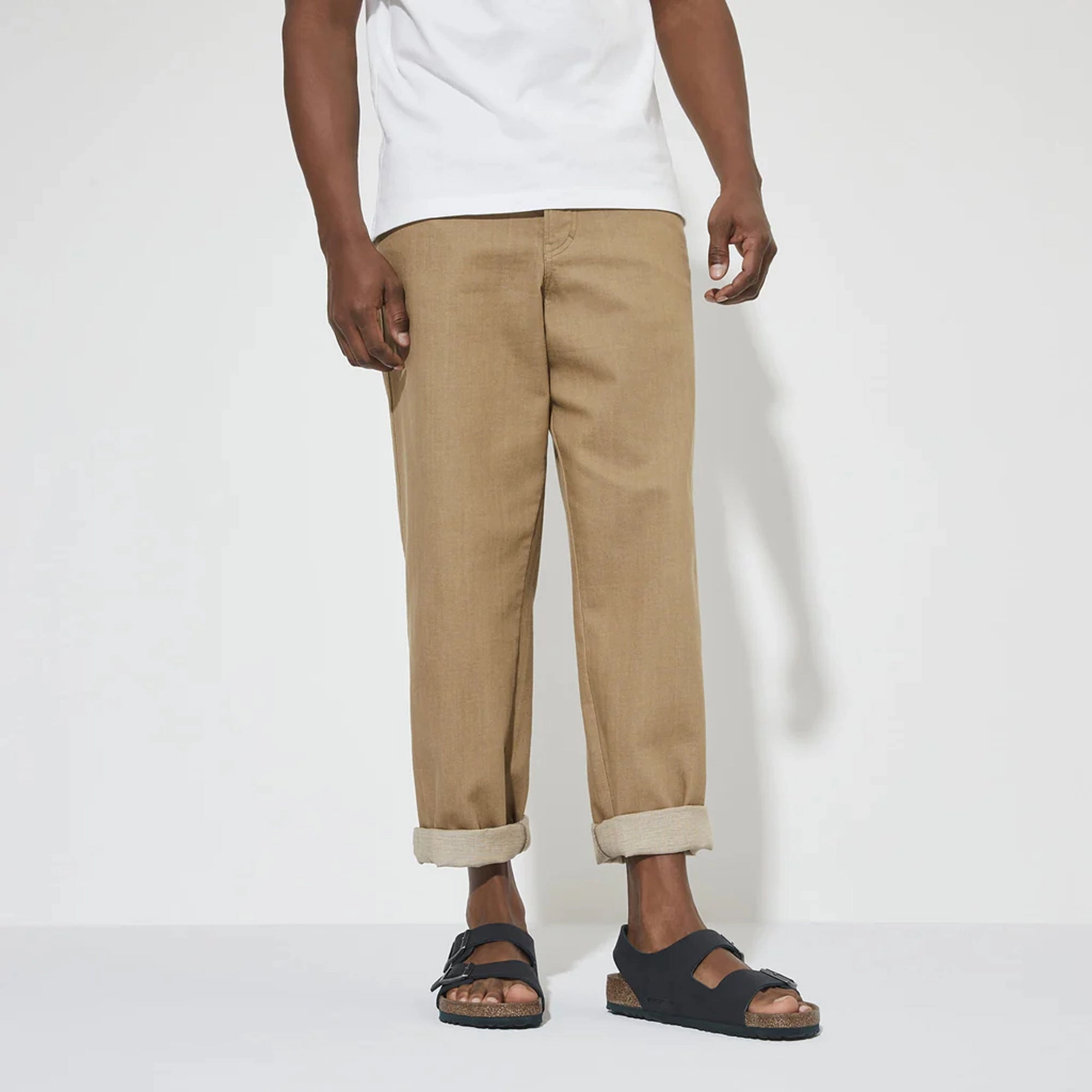 Birkenstock | MILANO VEGAN MICRO FIBRE  { BROWN/BLUE