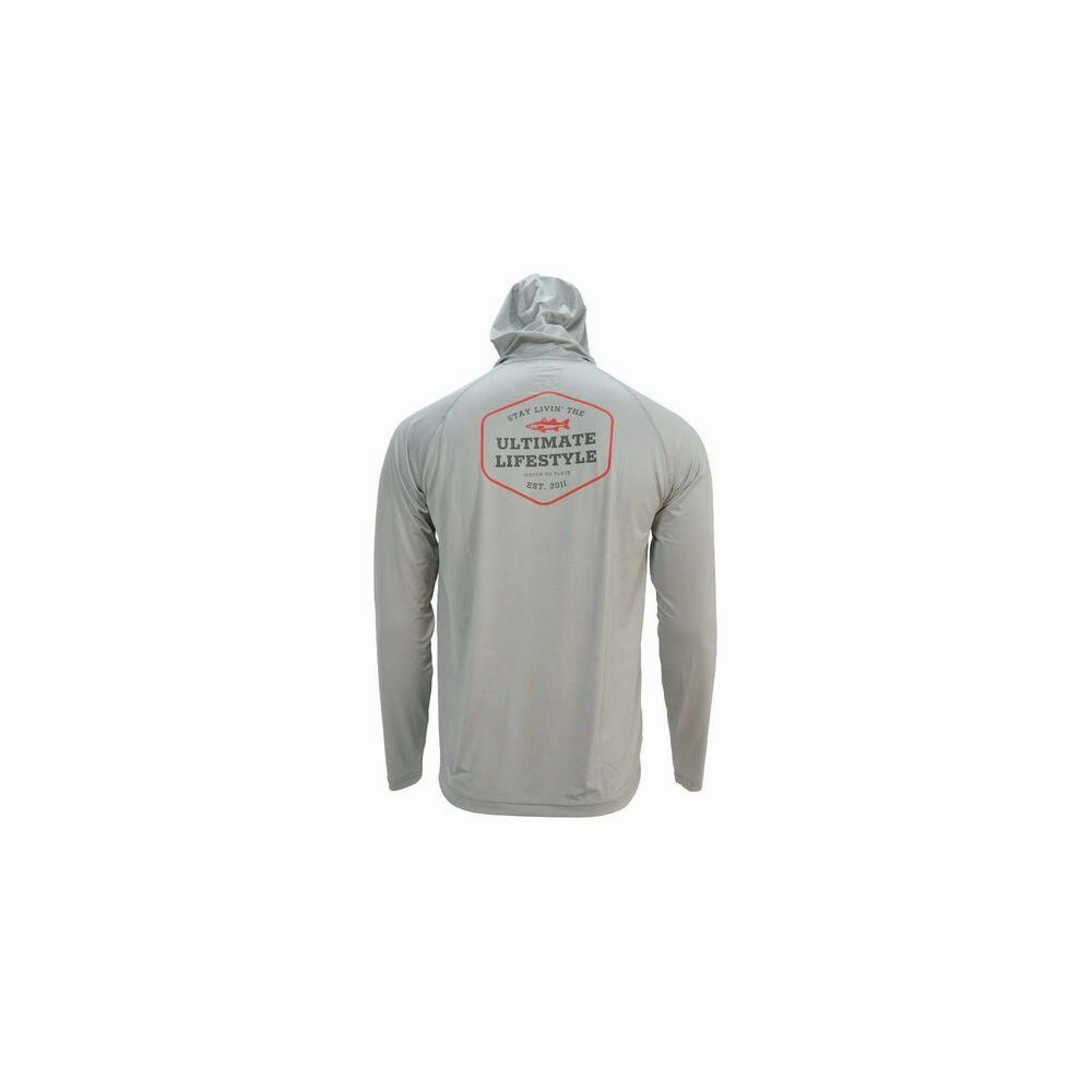Bubba Ultimate Lifestyle Performance Hoody True Grey Heather