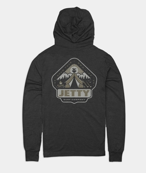 Camper Tee Hoodie - Charcoal