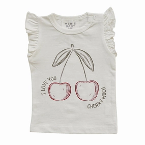 Cherry Ruffle Tee