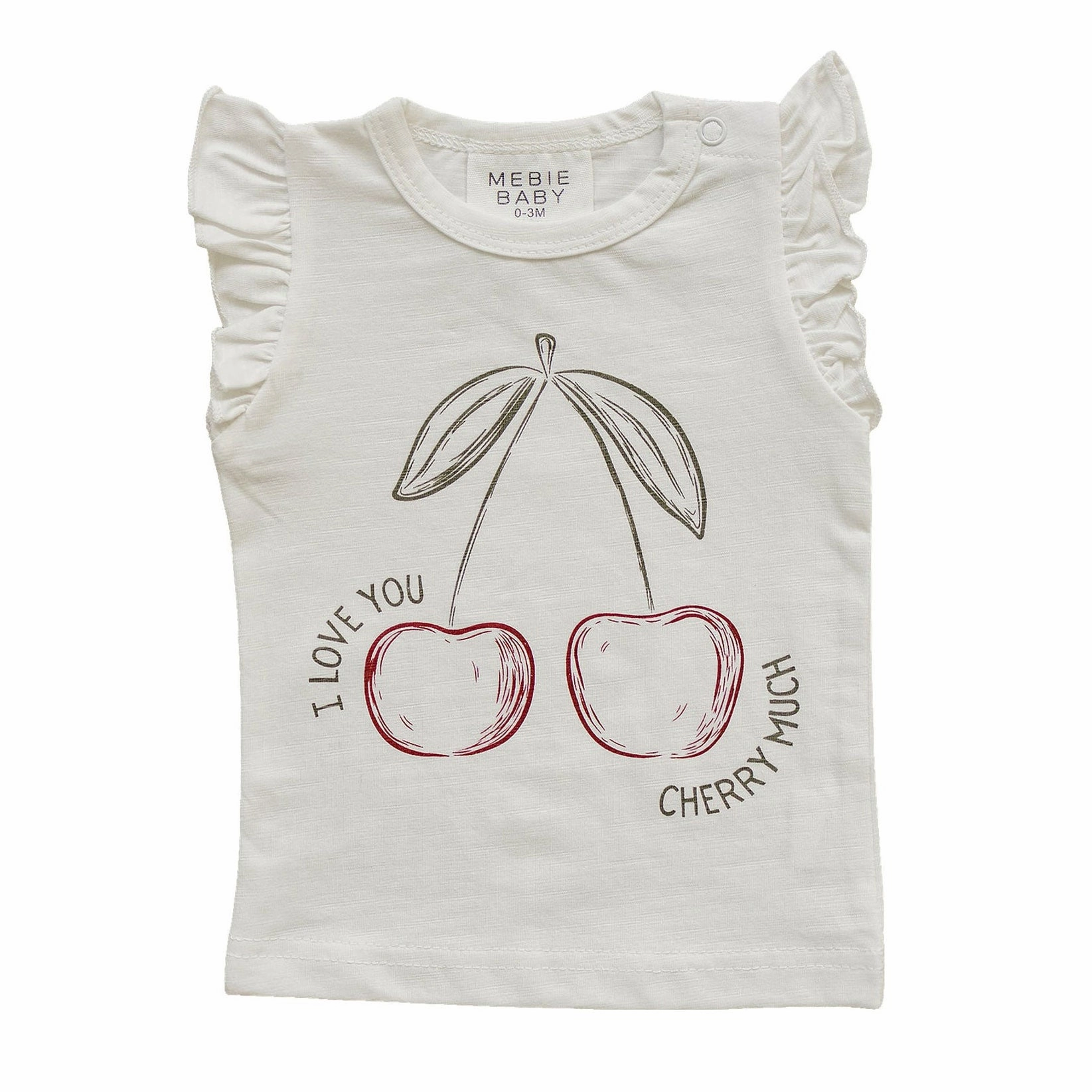 Cherry Ruffle Tee