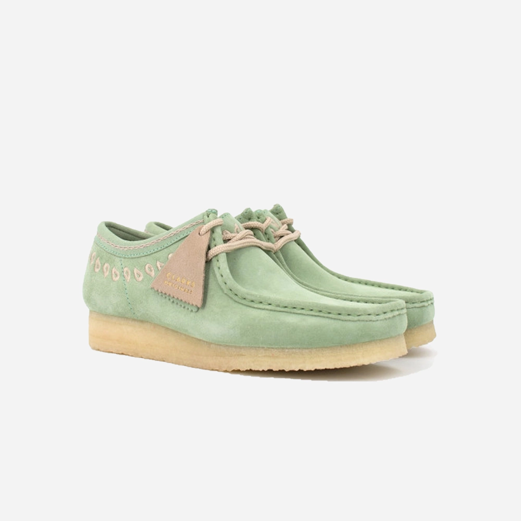 Clarks Originals | WALLABEE  { GREEN