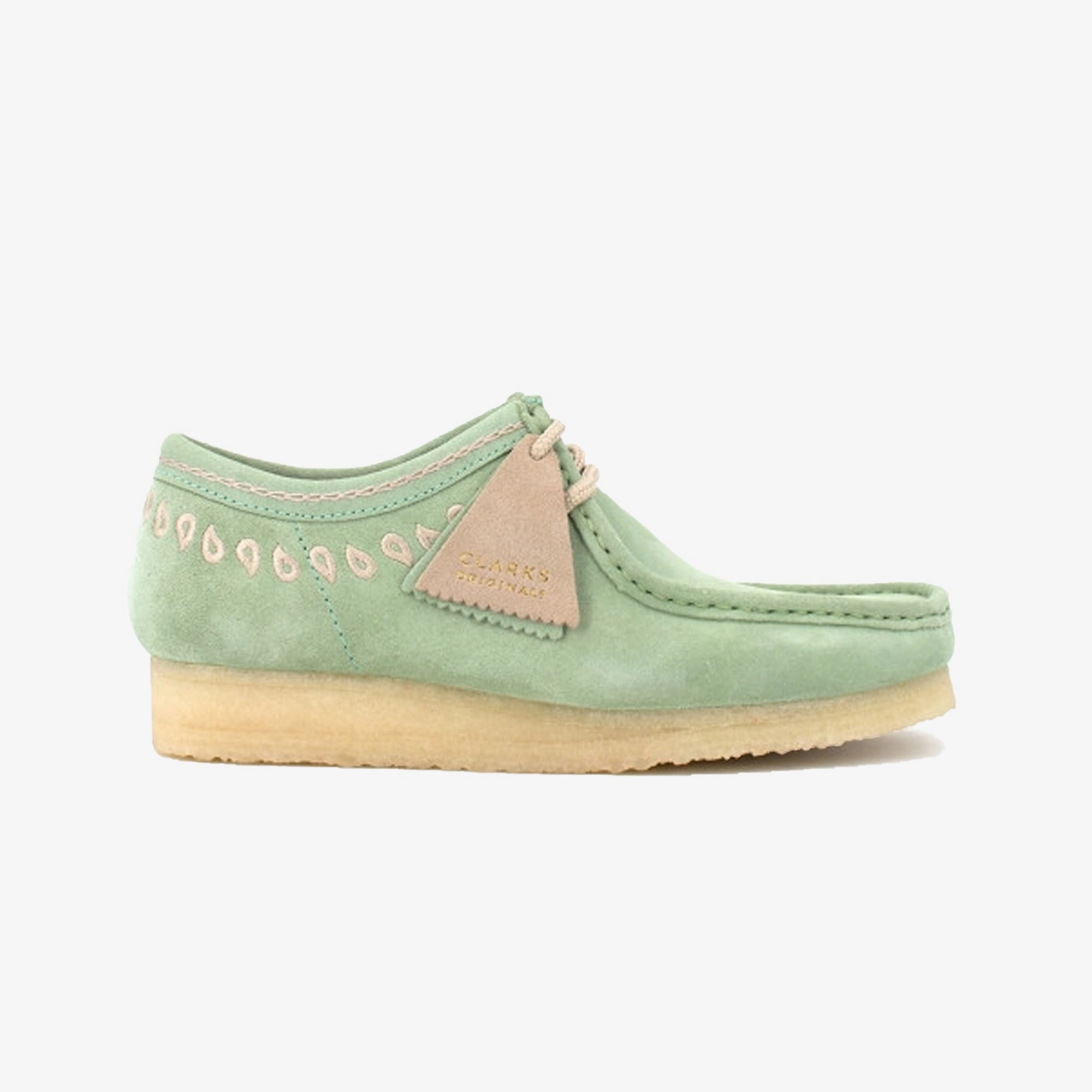 Clarks Originals | WALLABEE  { GREEN