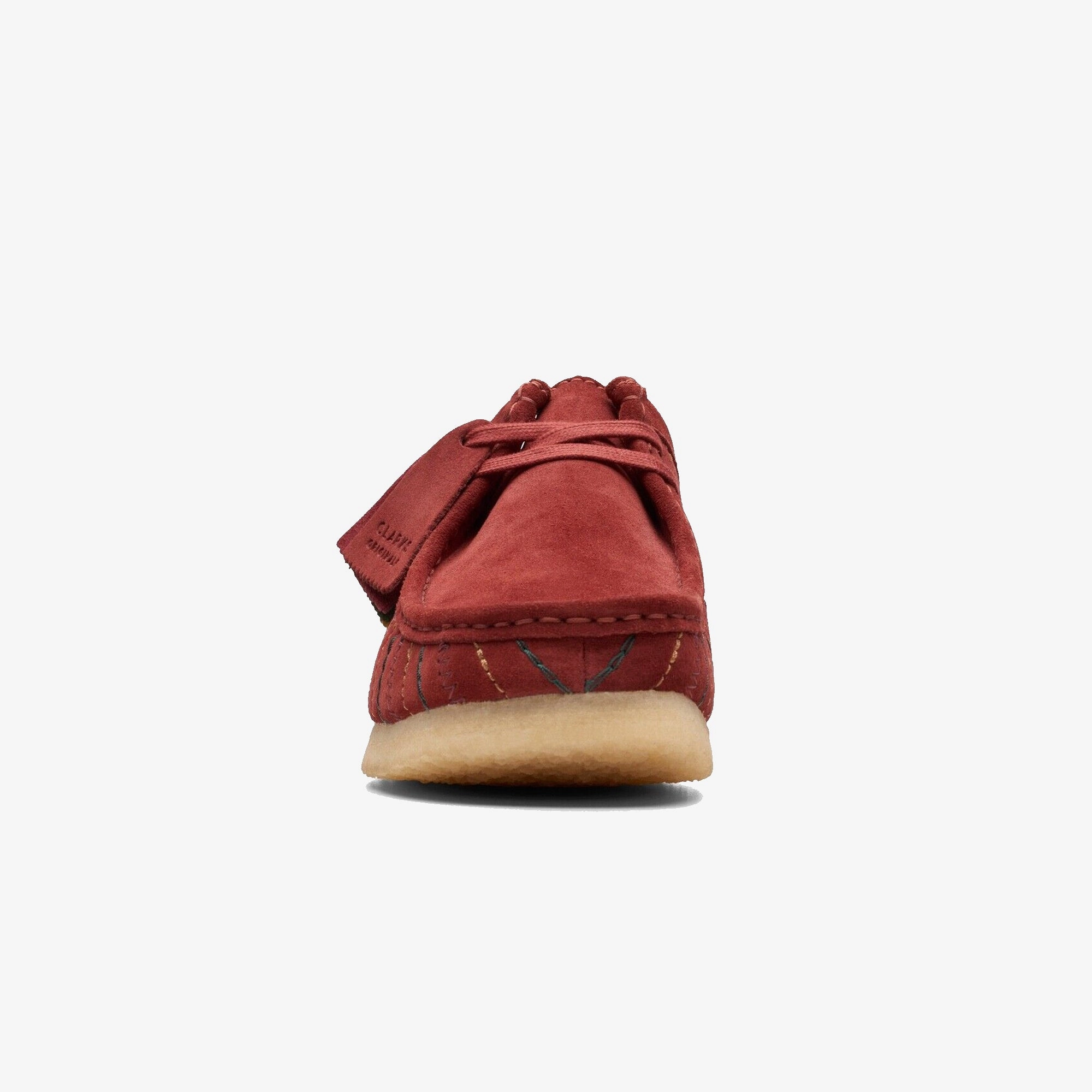 Clarks Originals | WALLABEE CUP  { BURGUNDY COMBI