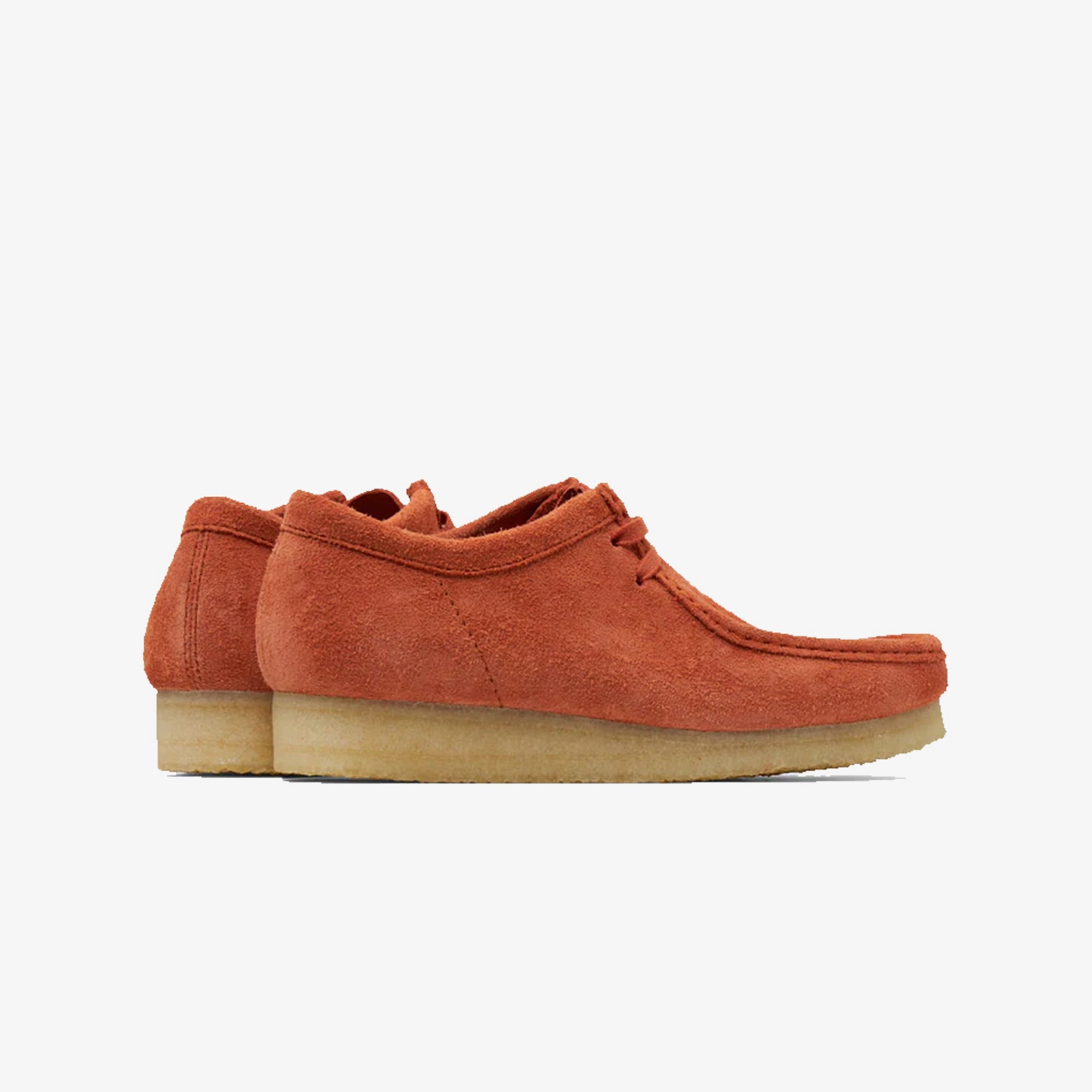 Clarks Originals | WALLABEE LOW BURNT  { ORANGE