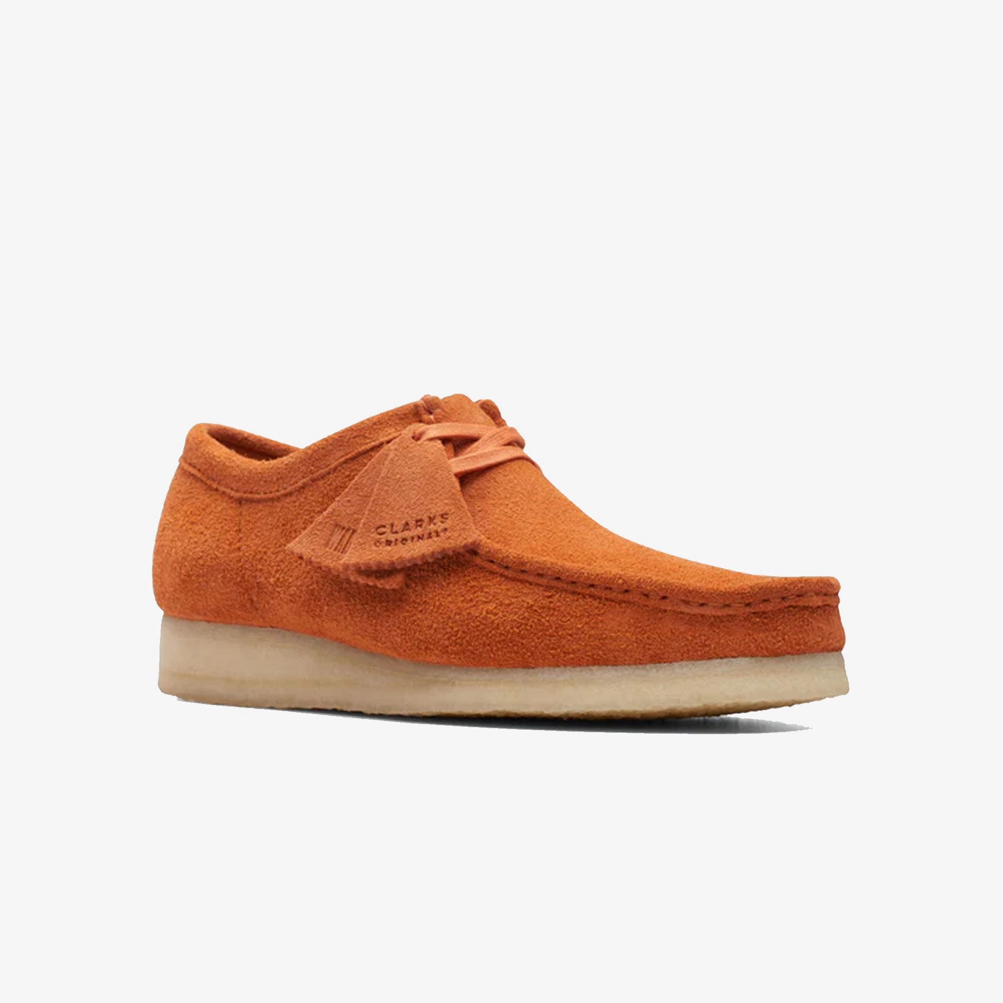 Clarks Originals | WALLABEE LOW BURNT  { ORANGE