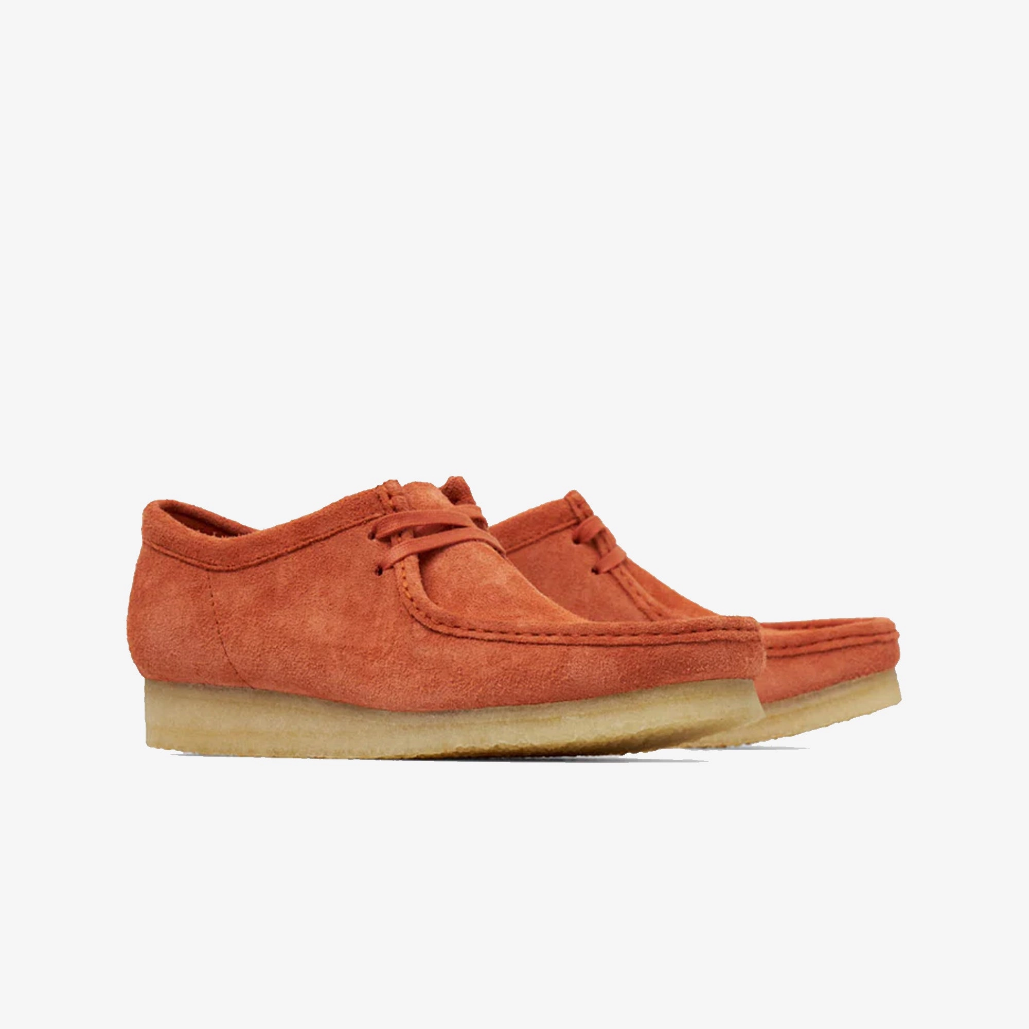 Clarks Originals | WALLABEE LOW BURNT  { ORANGE