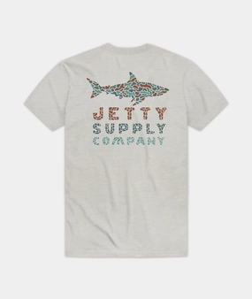 Crackle Tee - Heather Grey