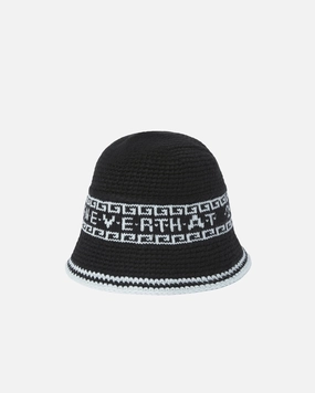 Crochet Bucket Hat Black