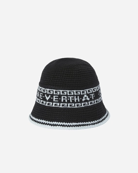Crochet Bucket Hat Black