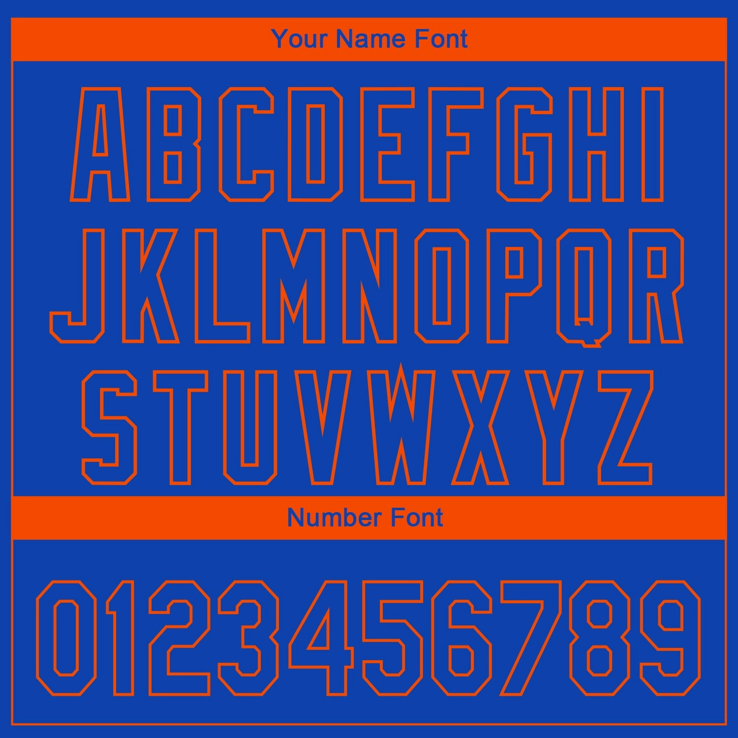 Custom Royal Orange 3D New York City Edition Fade Fashion Authentic Baseball Jersey