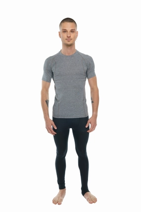Designer Raglan Crew-Neck Tee (Steel Gray)