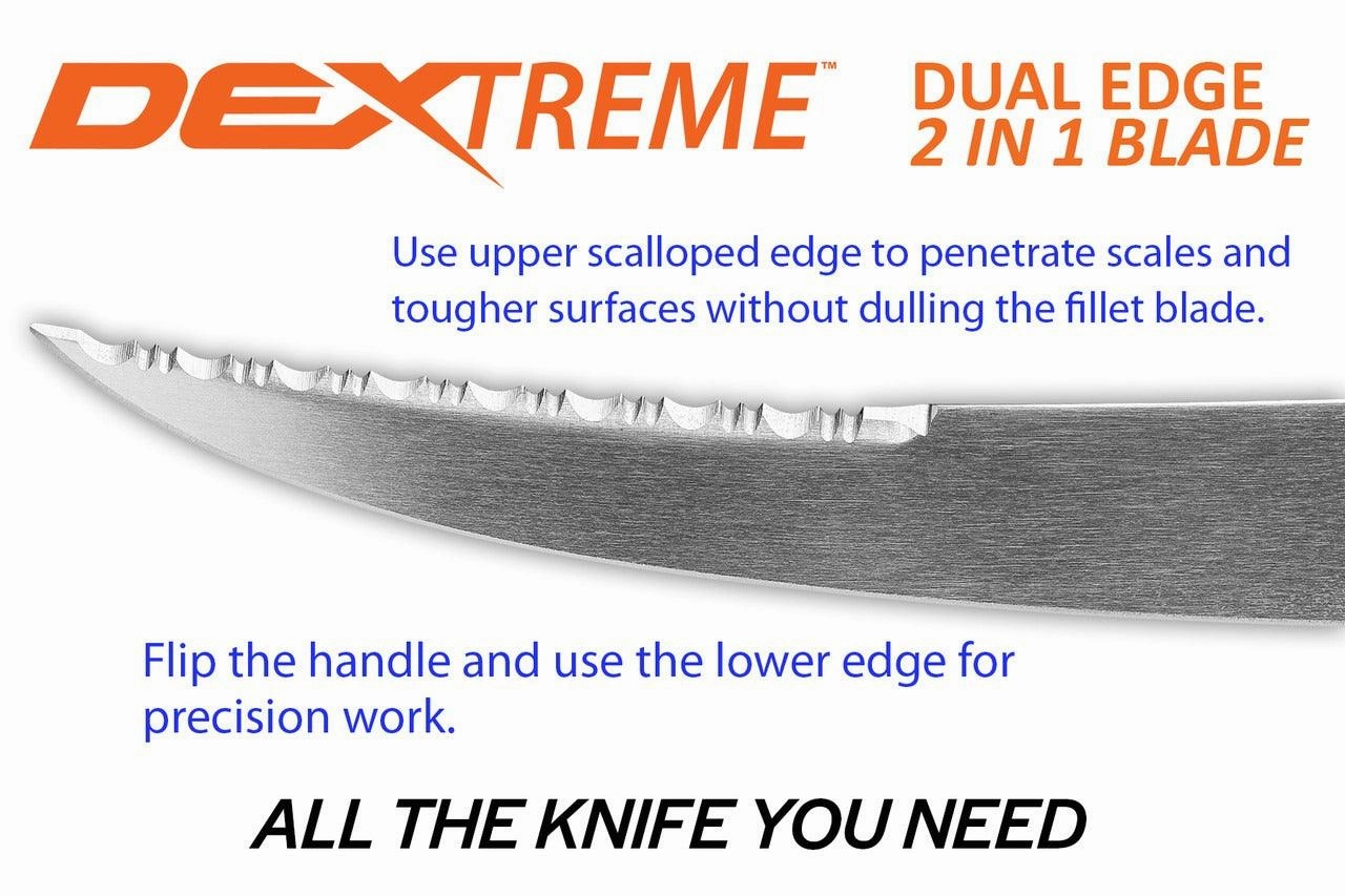 Dexter Dextreme 7" Dual Edge Flexible Fillet Knife with Sheath
