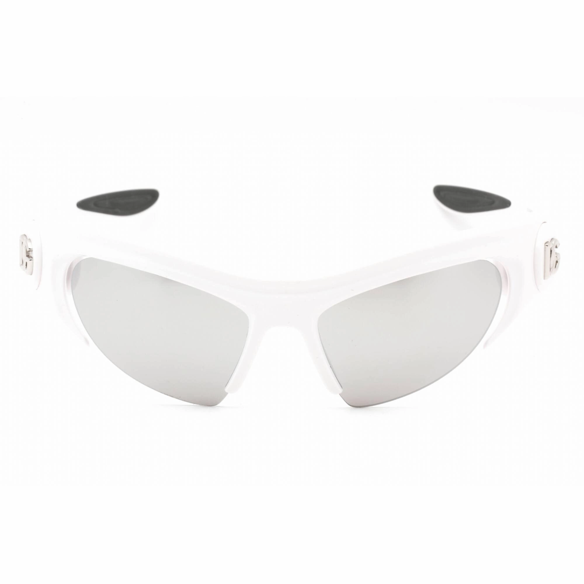 Dolce & Gabbana Unisex Sunglasses - White Plastic Wraparound Frame | 0Dg6192 33126G