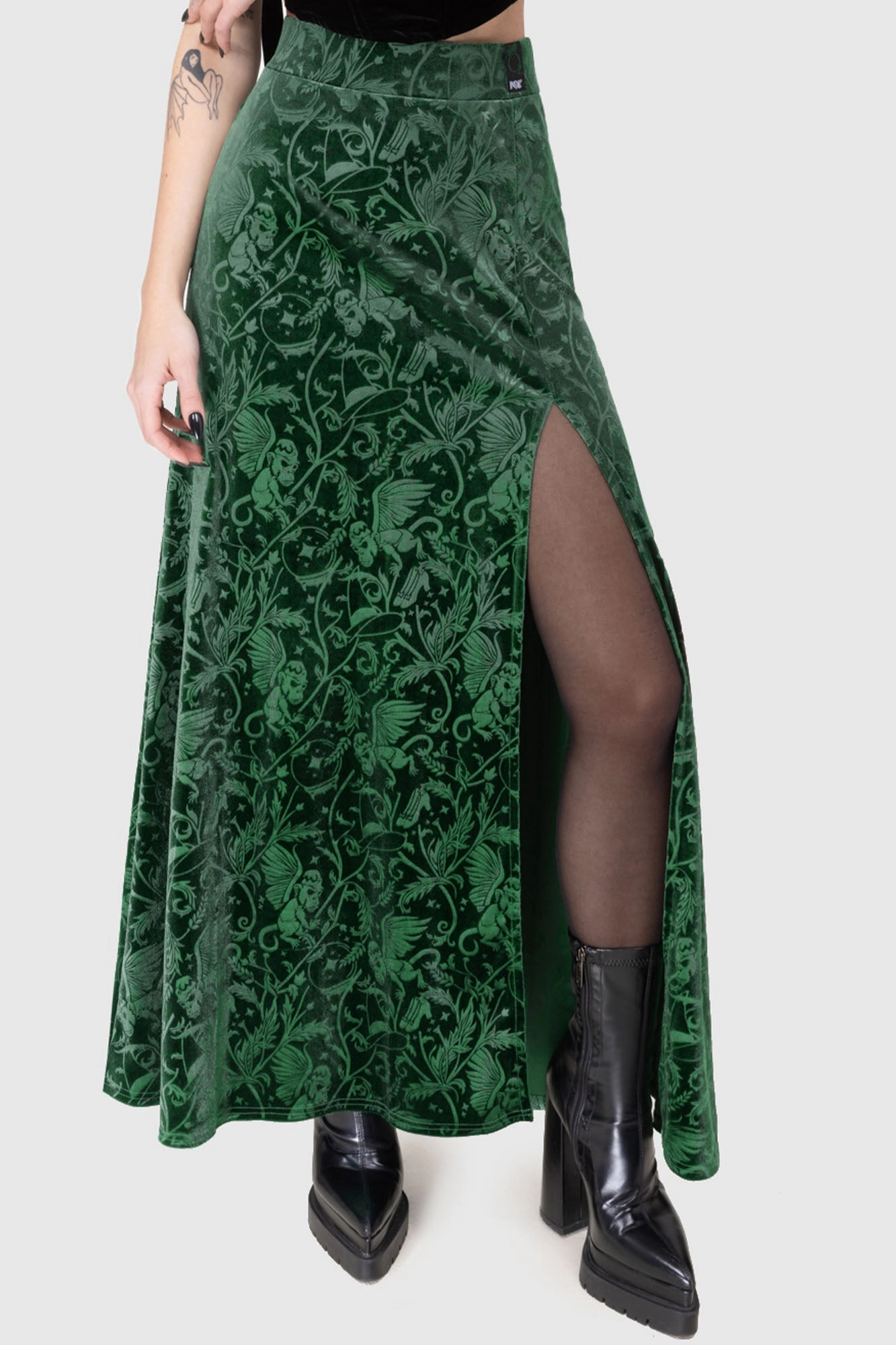 Emerald Envy Maxi Skirt