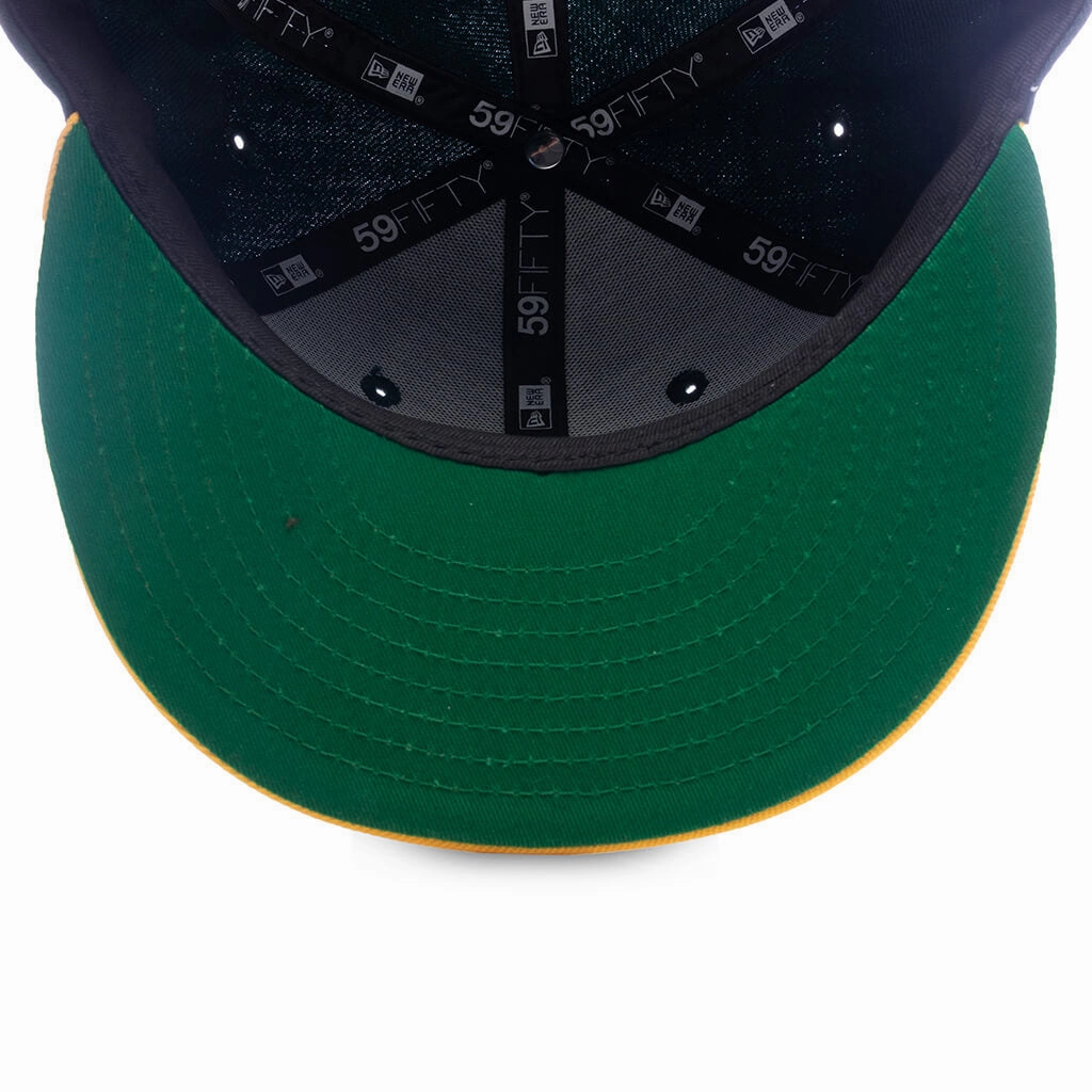 Feature x New Era 59FIFTY Fitted Wool - Dark Green/Yellow