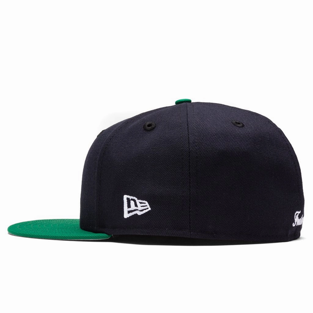 Feature x New Era Old English Fitted Cap - Navy/Green