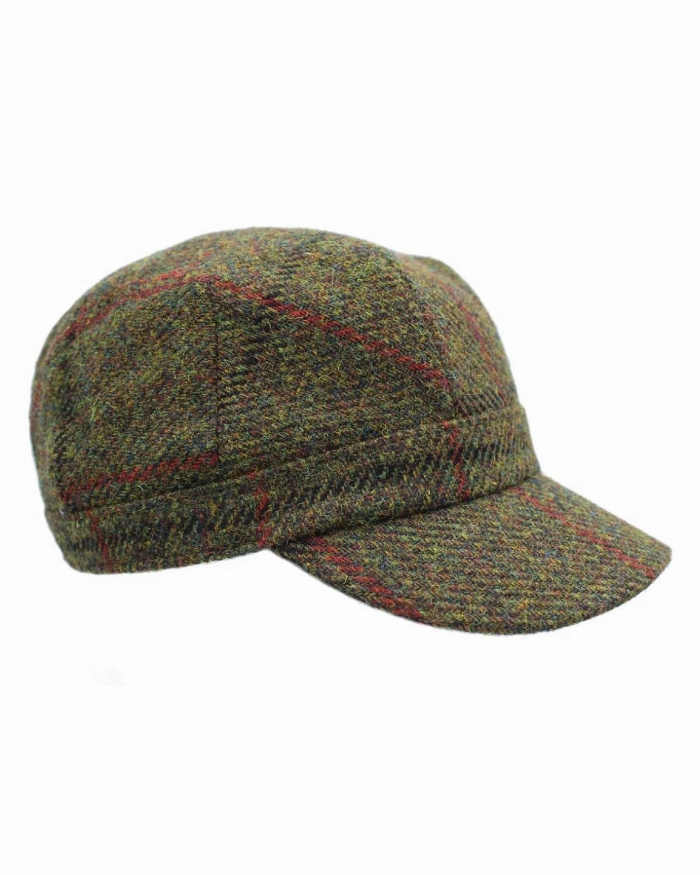 Heather Rhona Harris Tweed Cadet Cap