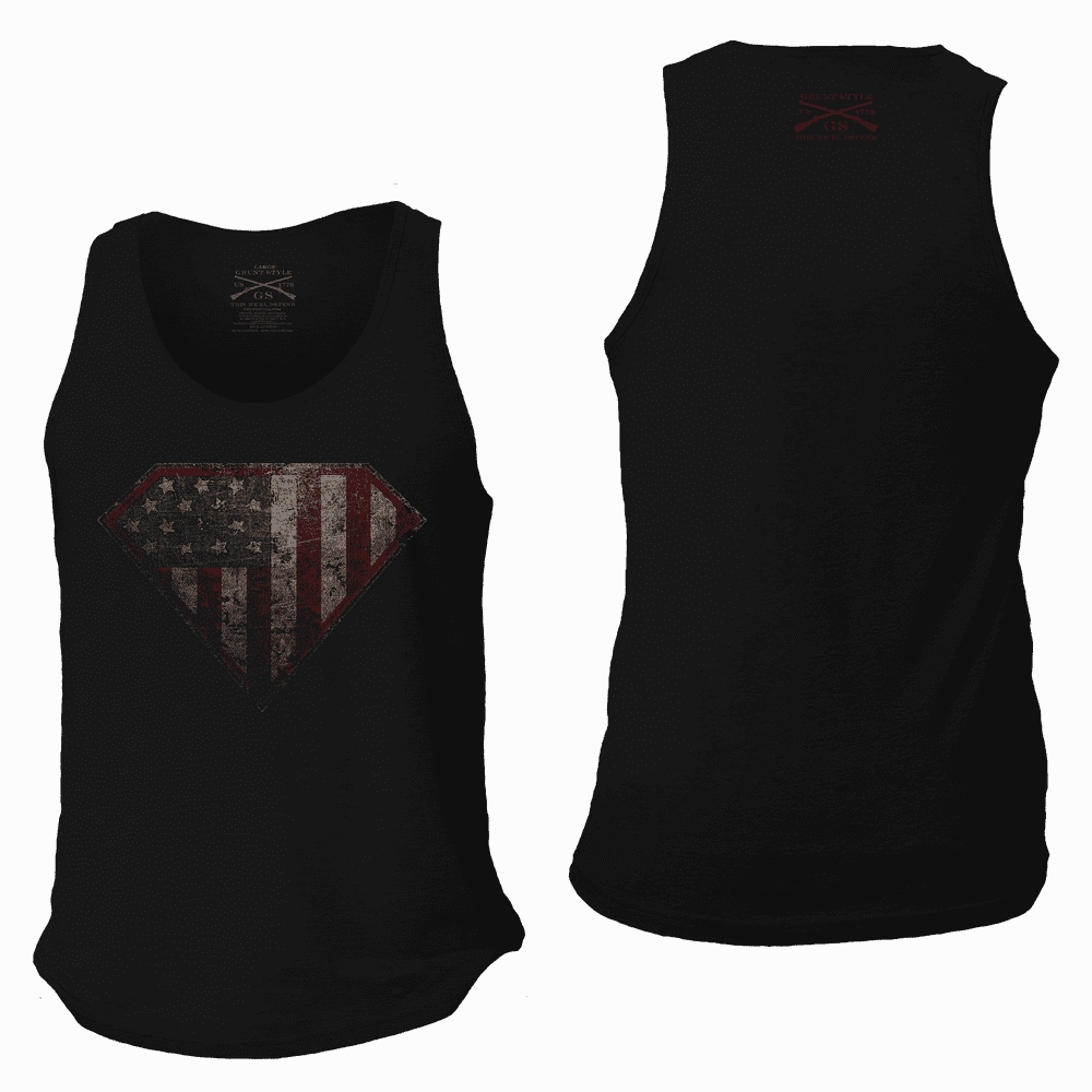 Men's Super Patriot 2.0 Tank - Black