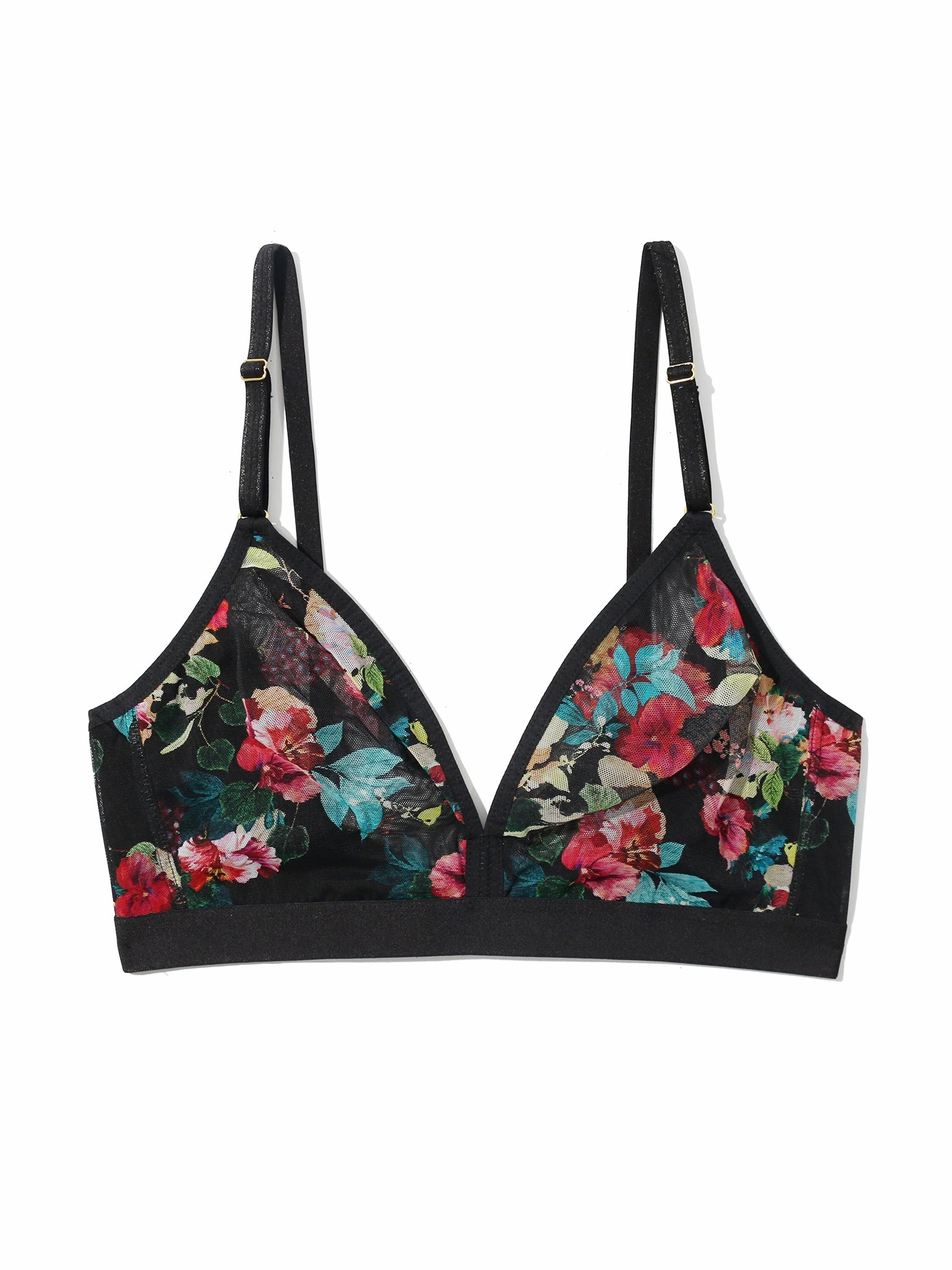 Mesh Triangle Bralette Botanic Romantic