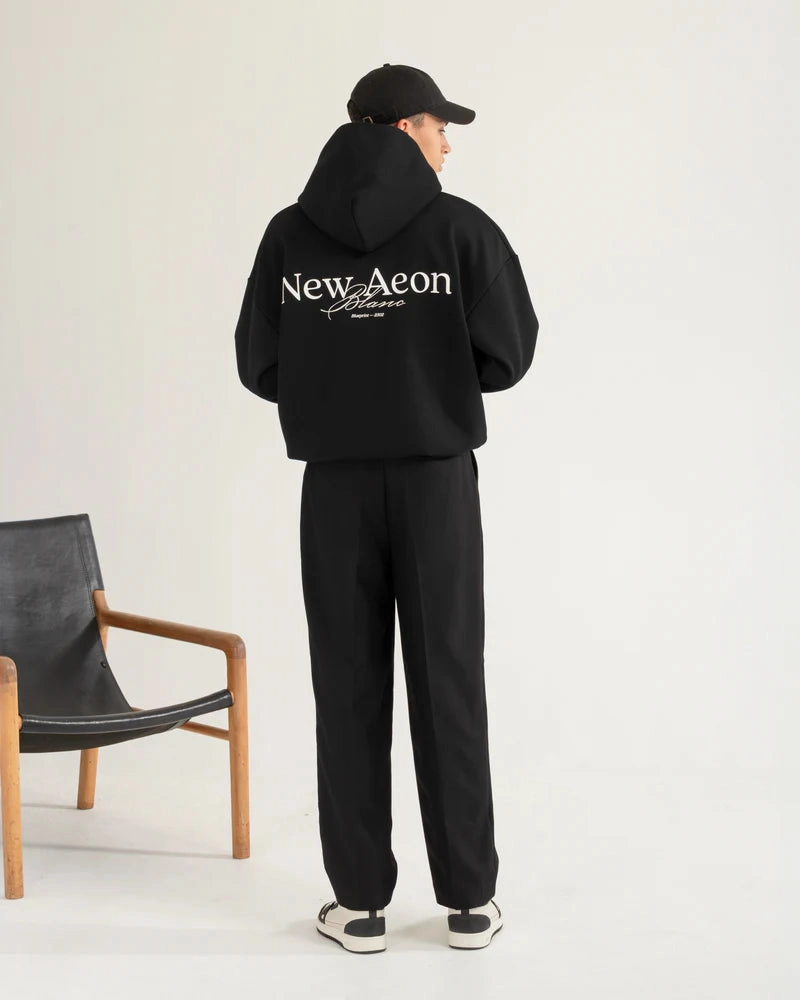 NAEON BLANC ULTRAFLEECE HOODIE BLACK