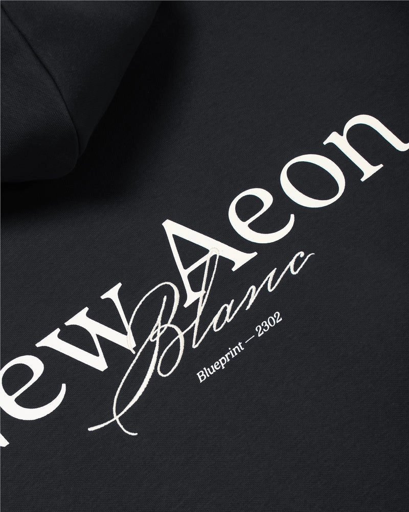 NAEON BLANC ULTRAFLEECE HOODIE BLACK