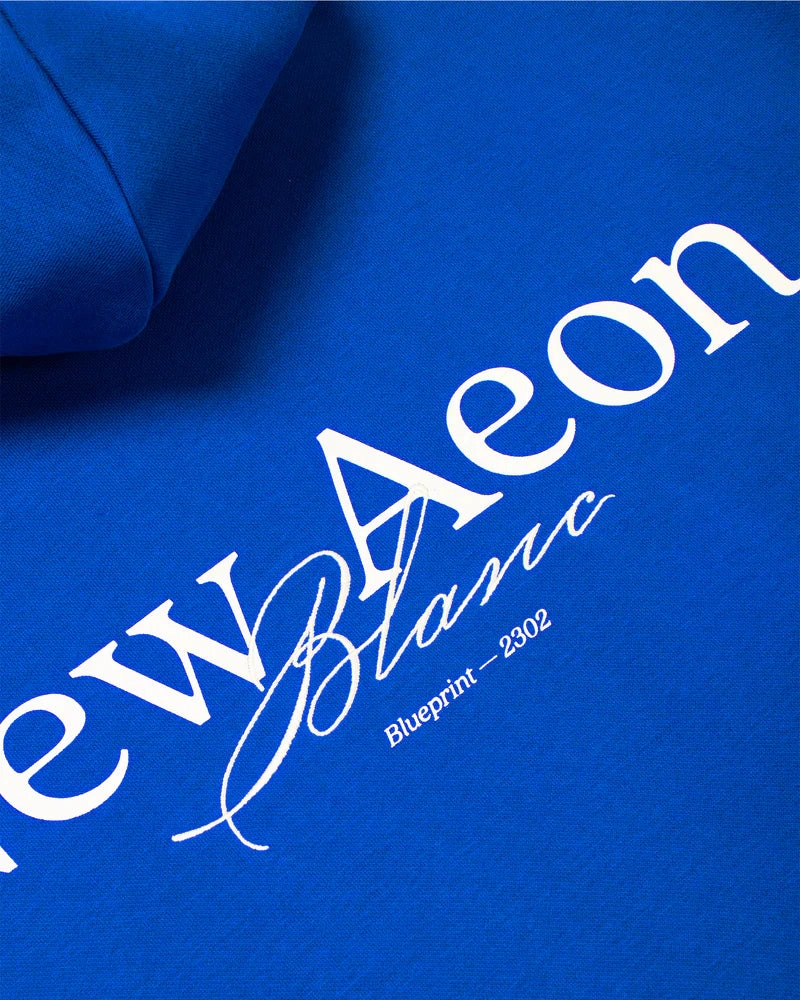NAEON BLANC ULTRAFLEECE HOODIE COBALT