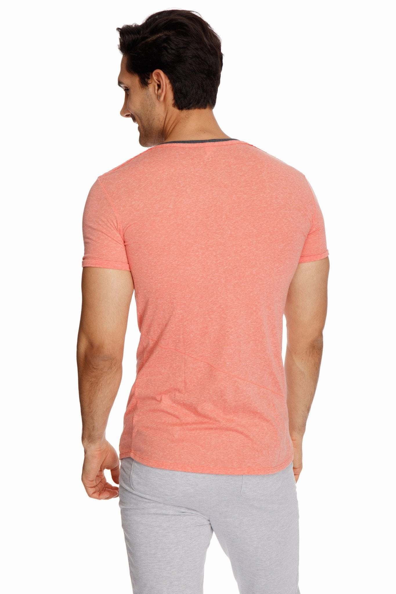 Perfect Pocket Crew-Neck Tee (Apricot Slub)
