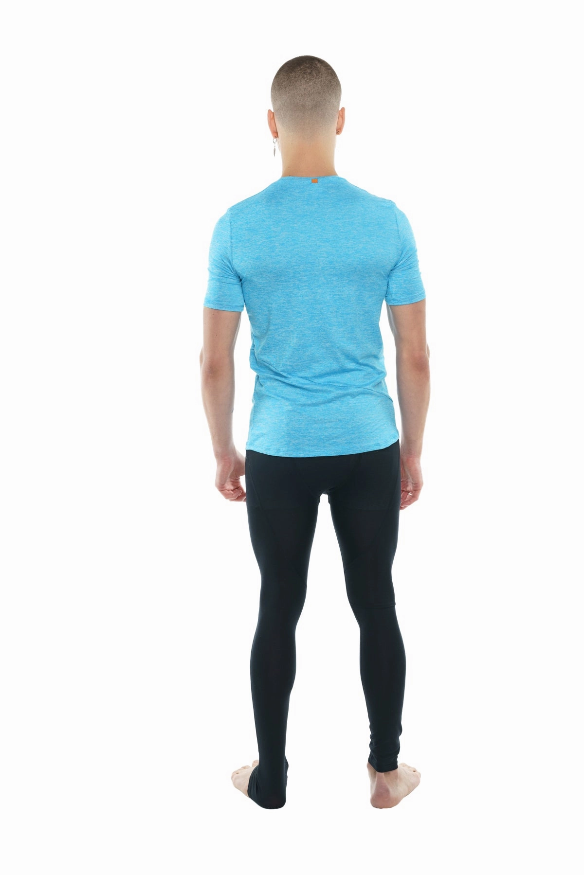 Perfect Pocket Crew-Neck Tee (Coral Heather)