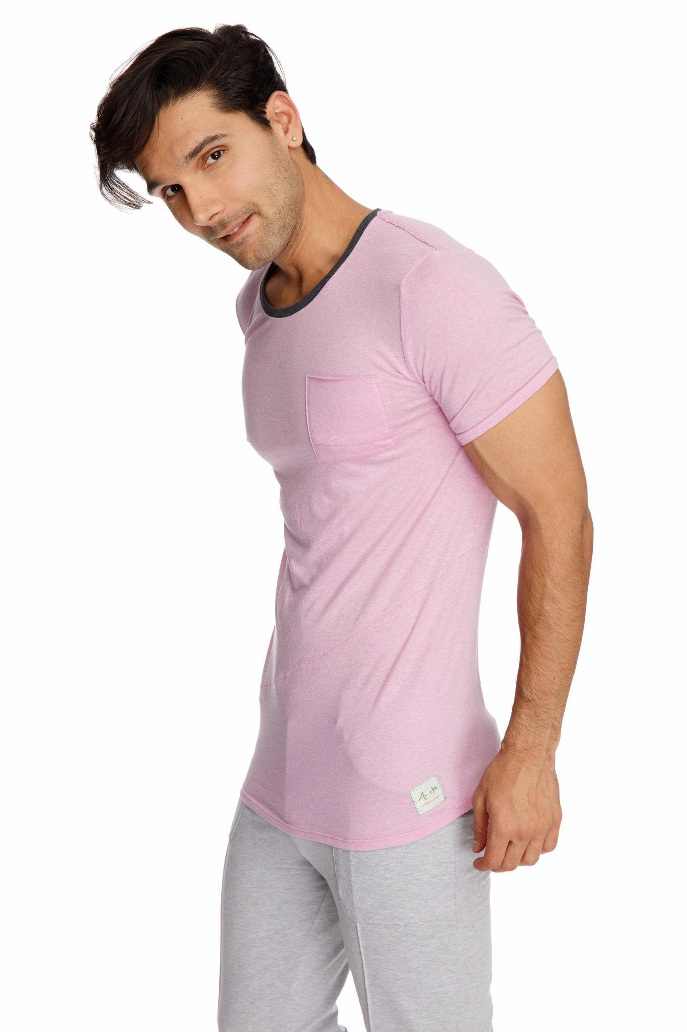 Perfect Pocket Crew-Neck Tee (Iris Slub)