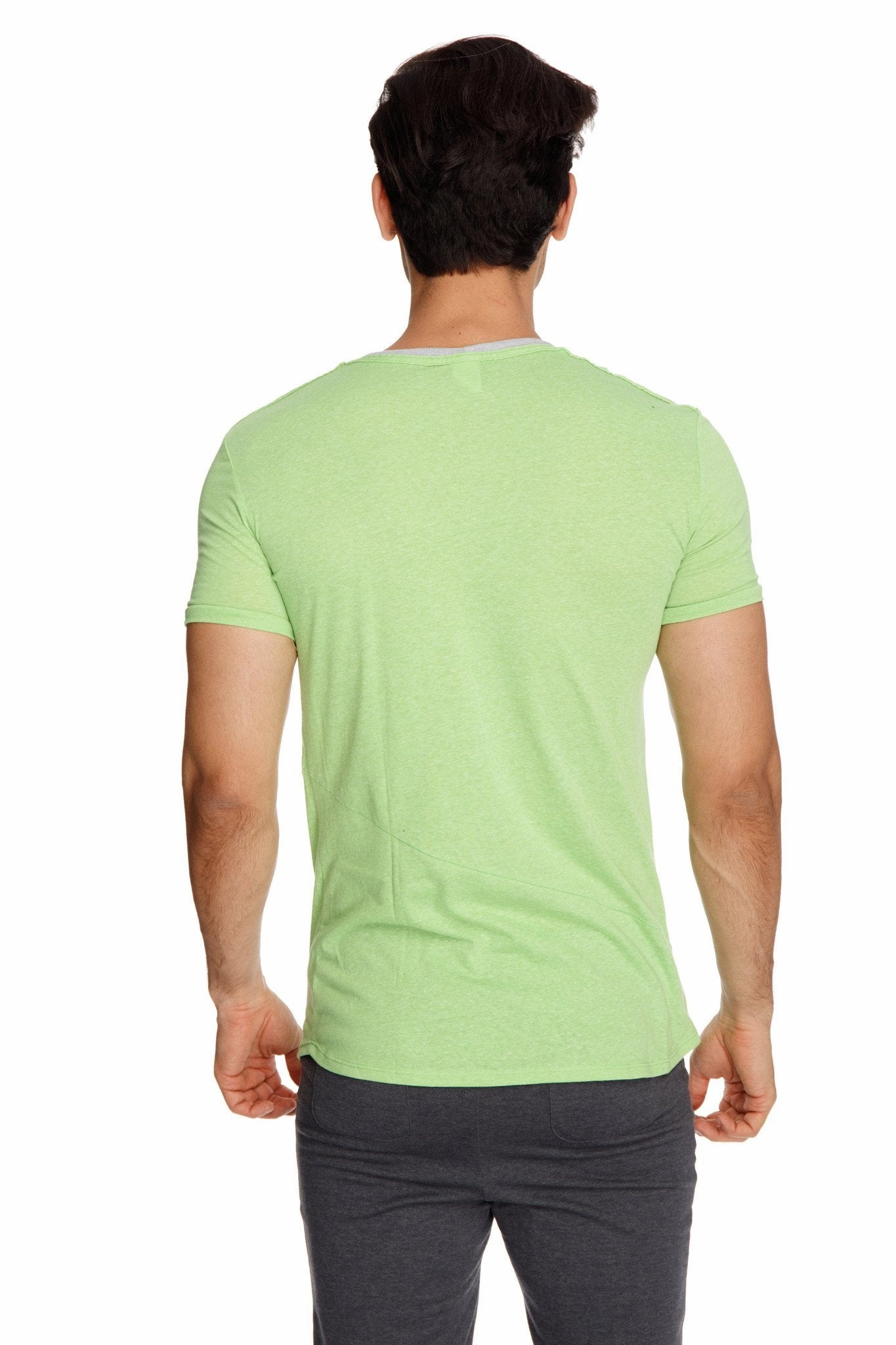 Perfect Pocket Crew-Neck Tee (Lime Slub)