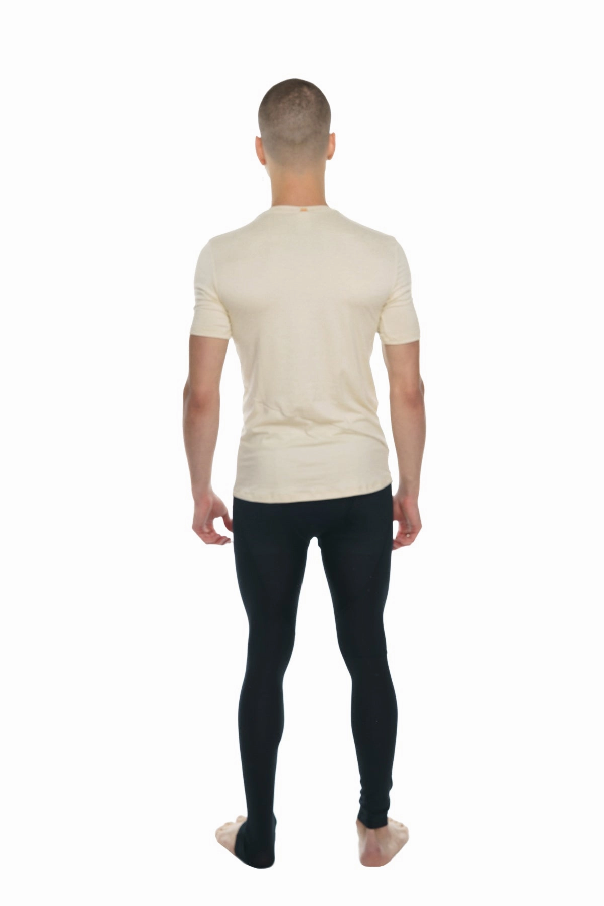 Perfect Pocket Crew-Neck Tee (Sand Beige)