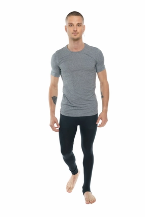 Perfect Pocket Crew-Neck Tee (Steel Heather)