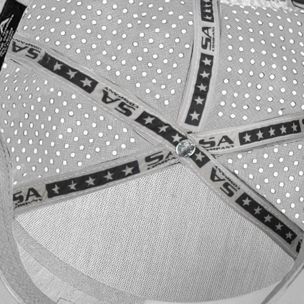 Performance Flat Bill Snapback | Diamond Head View | White