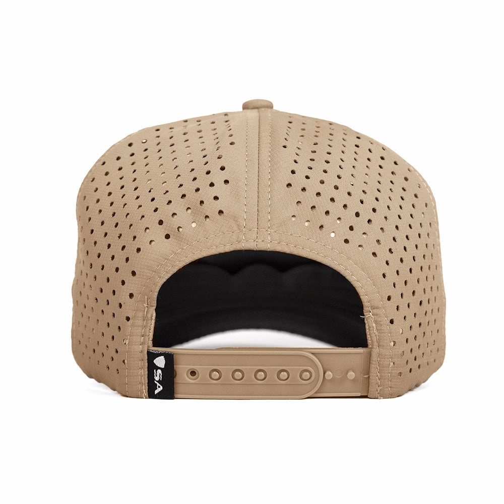 Performance Snapback | Diamond Head View | Light Khaki