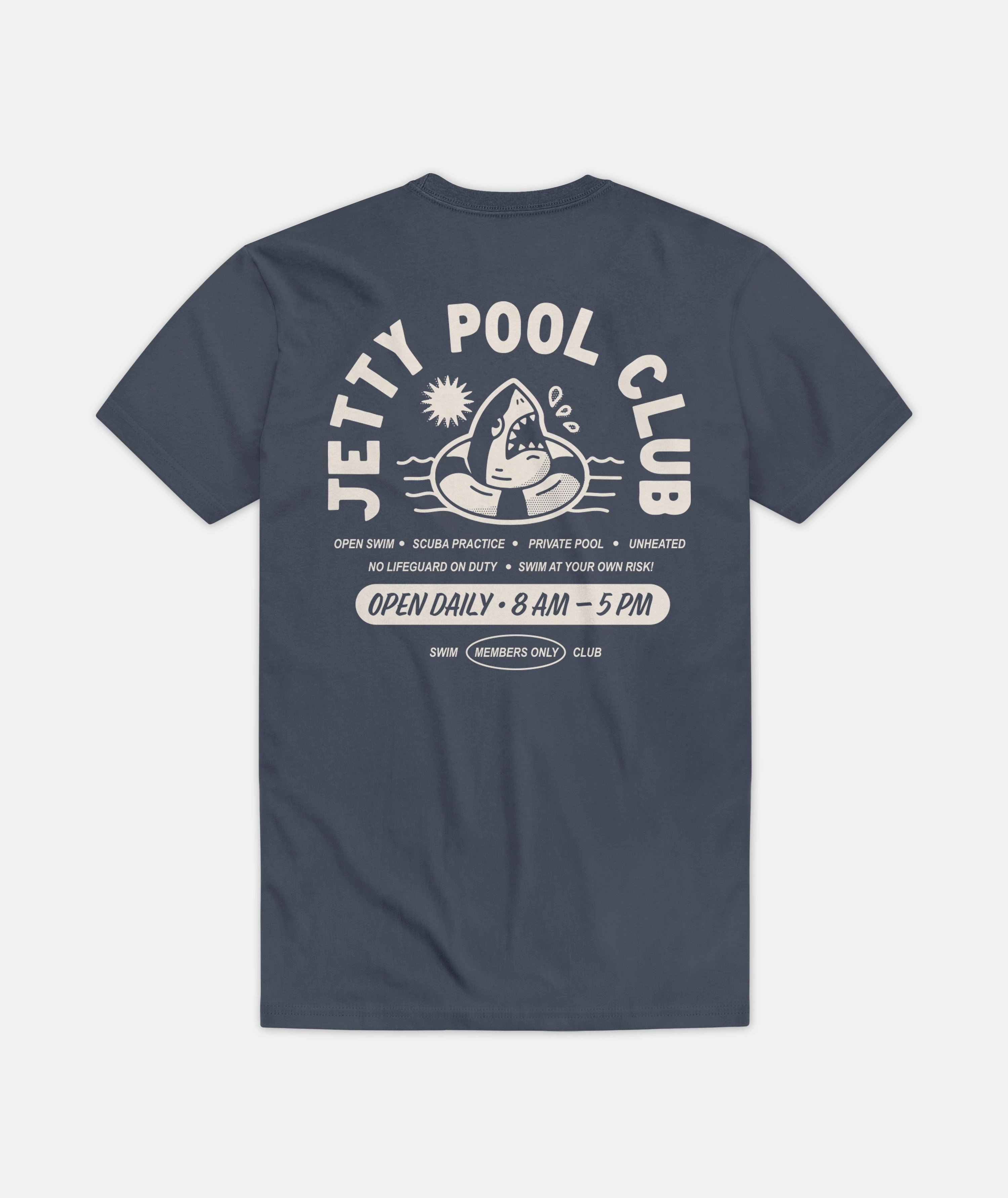 Pool Club Tee - Navy