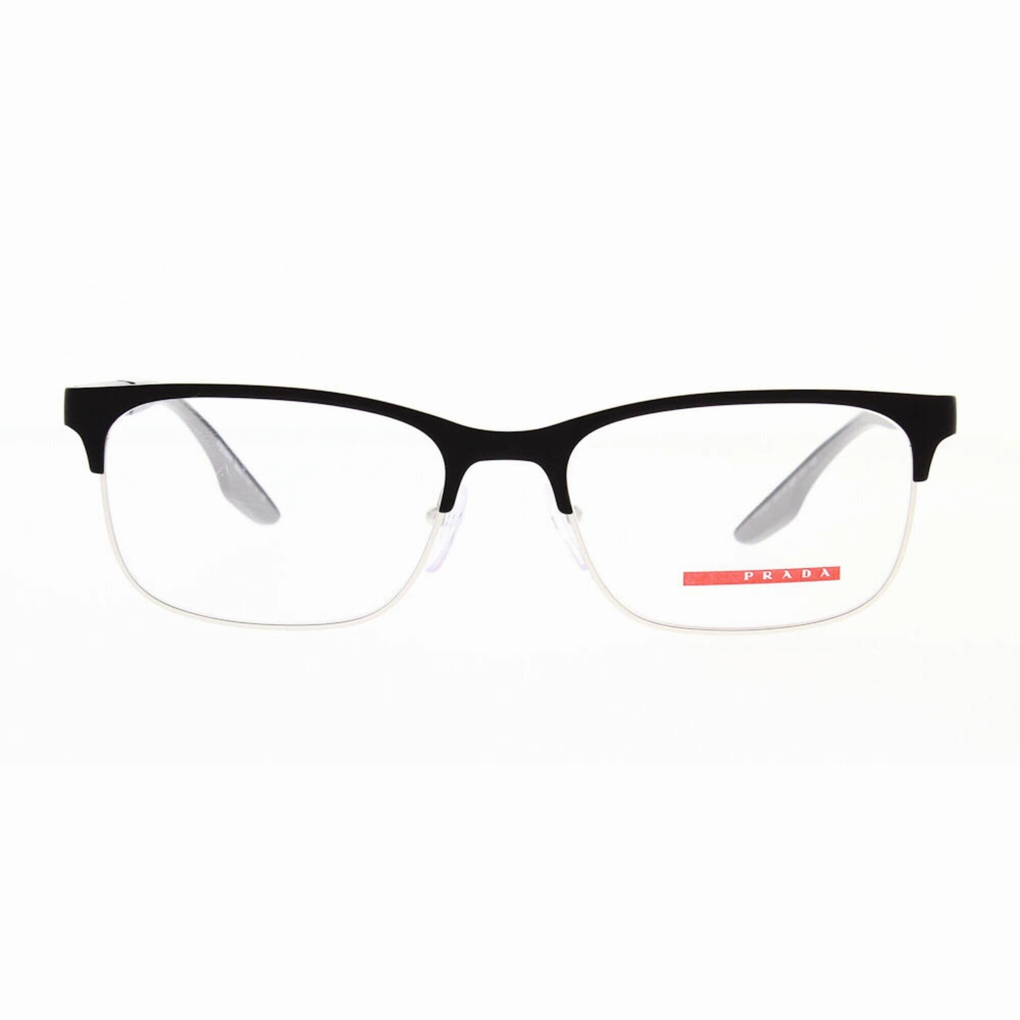 Prada Sport Men's Eyeglasses - Full Rim Rectangular Shaped Frame | 0PS52NV 08P1O1