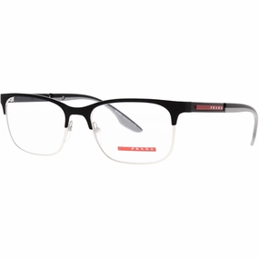 Prada Sport Men's Eyeglasses - Full Rim Rectangular Shaped Frame | 0PS52NV 08P1O1